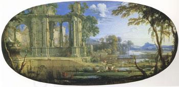 Pierre Pater The Elder Fantasti Landscape with Ruins (mk05) oil painting picture